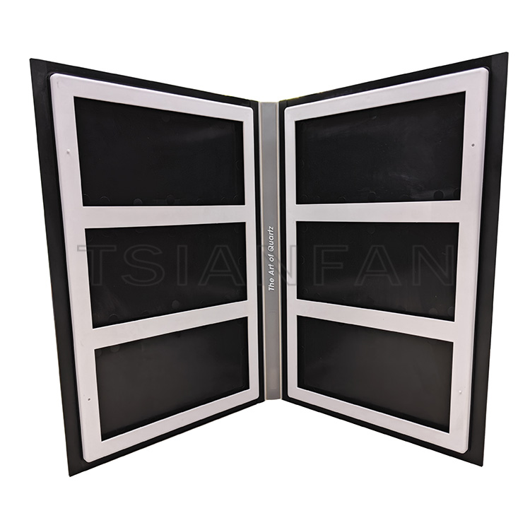 Plastic sample book wholesale pattern logo can be customized