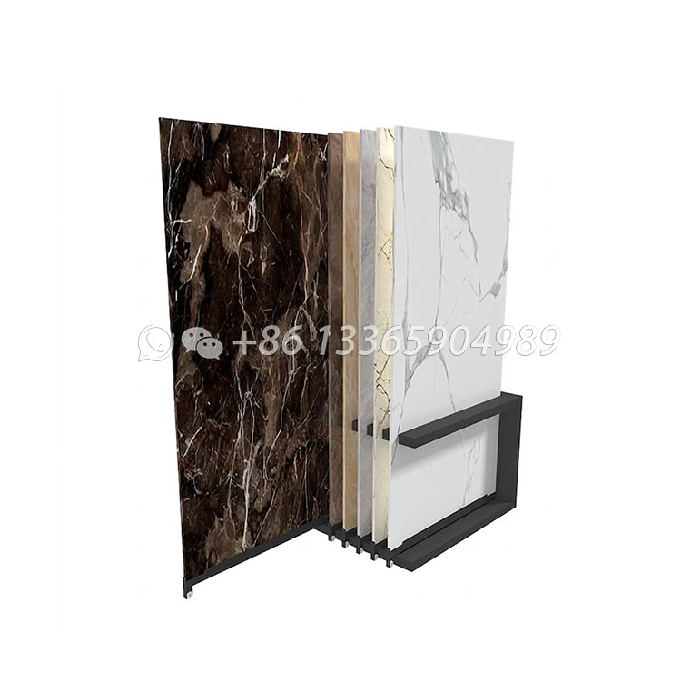 marble sample sliding single display stand-sg2061