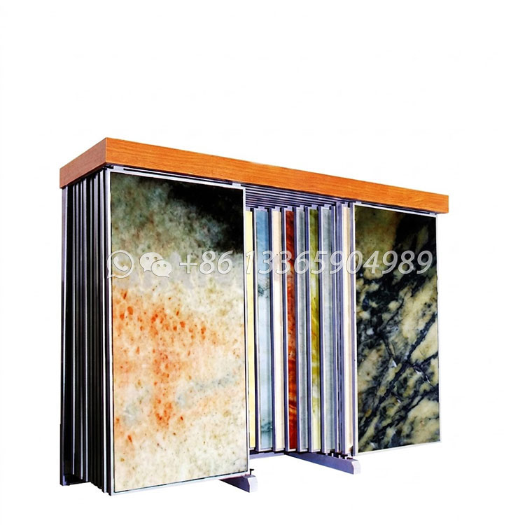 carrara marble sample slab display rack-sd2019