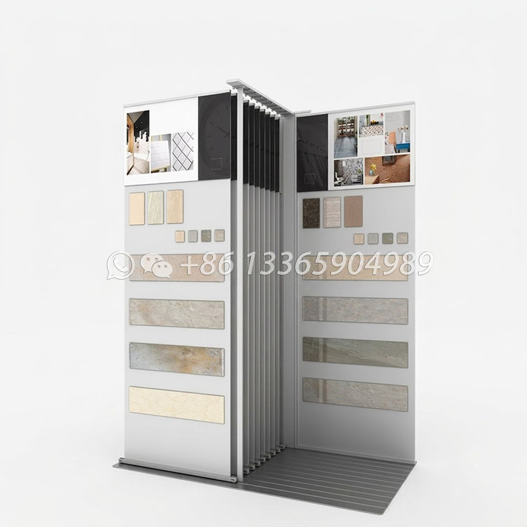 two frame ceramic tile display rack-ct2218
