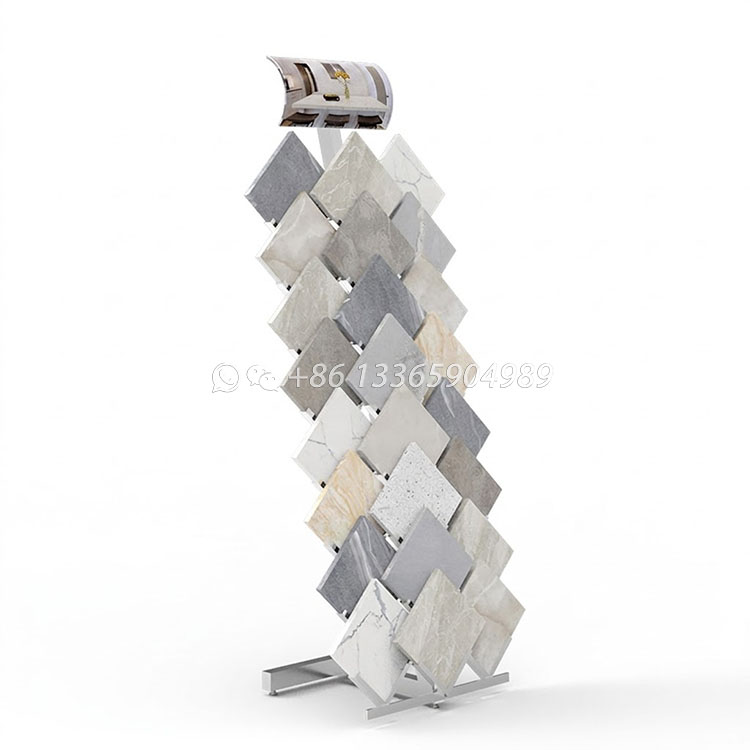 samples hanging granite floor display-sg1014