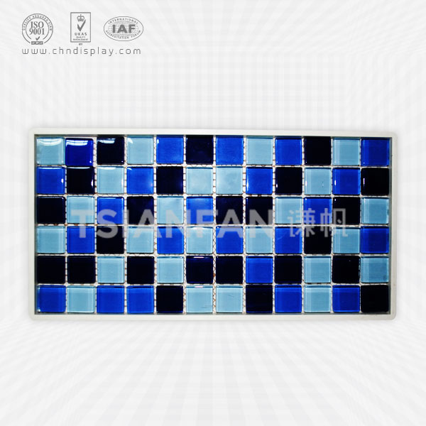 plastic crystal mosaic sample display board-pz2036