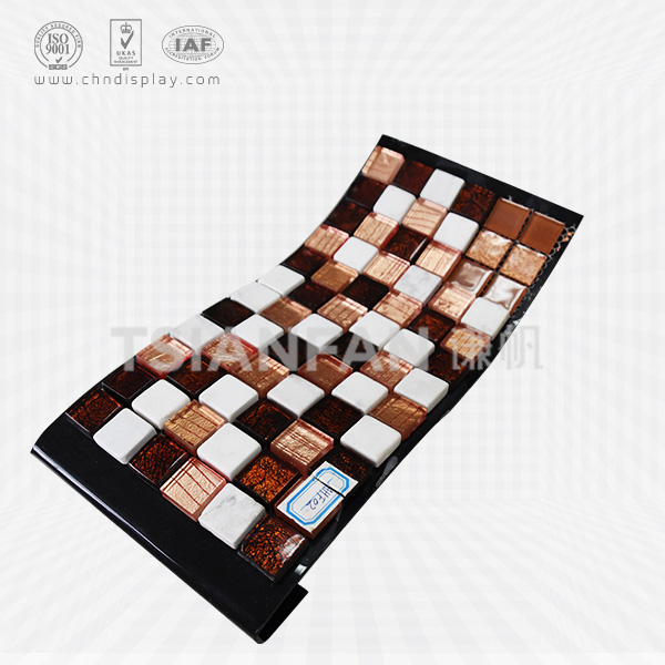 beautiful glass mosaic sample board,hanging inside the mosaic store-pz2023