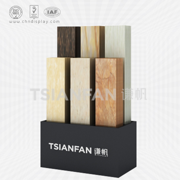 simple ceramic tile stone display stand-e2100
