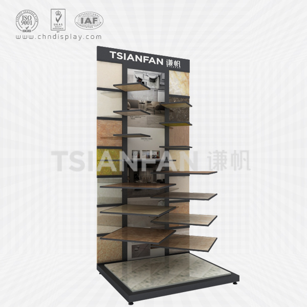 black display rack for ceramic tile-e2105