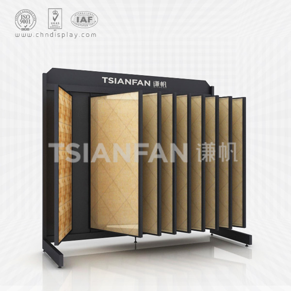 ceramic floor tiles display shelf,page turning type-cf2010