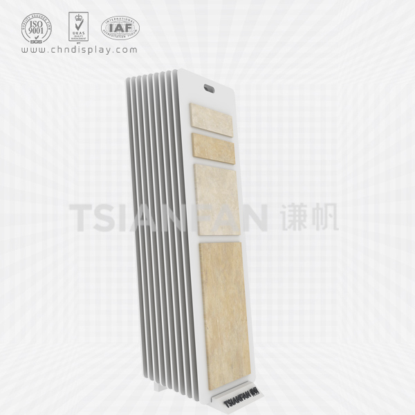 high quality landing inclined 10 socket small printable logo simple tile display rack