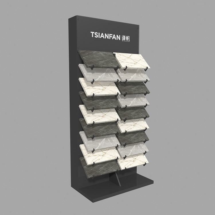 marble and granite stone display rack for showroom-srl097