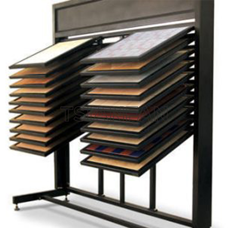 ceramic tile display rack against the wall-cz2028