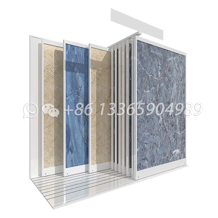 outdoor push-pull ceramic tile display stand design cn ct054