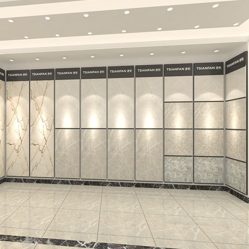 shop simple wall tiles sample quartz stone display rack