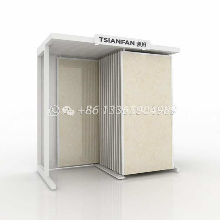 high quality tile display stand ceramic pull panel tiles display racks