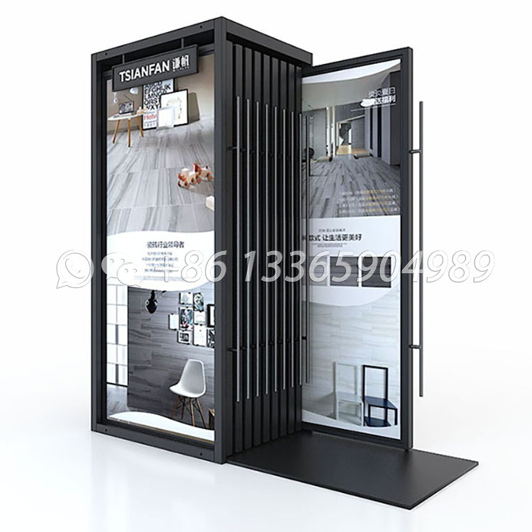 two frame ceramic tile display stand-ct2217