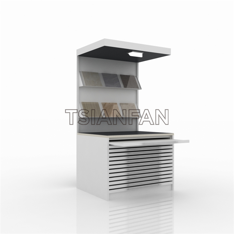 two layer combination ceramic tile display stand-cz2028