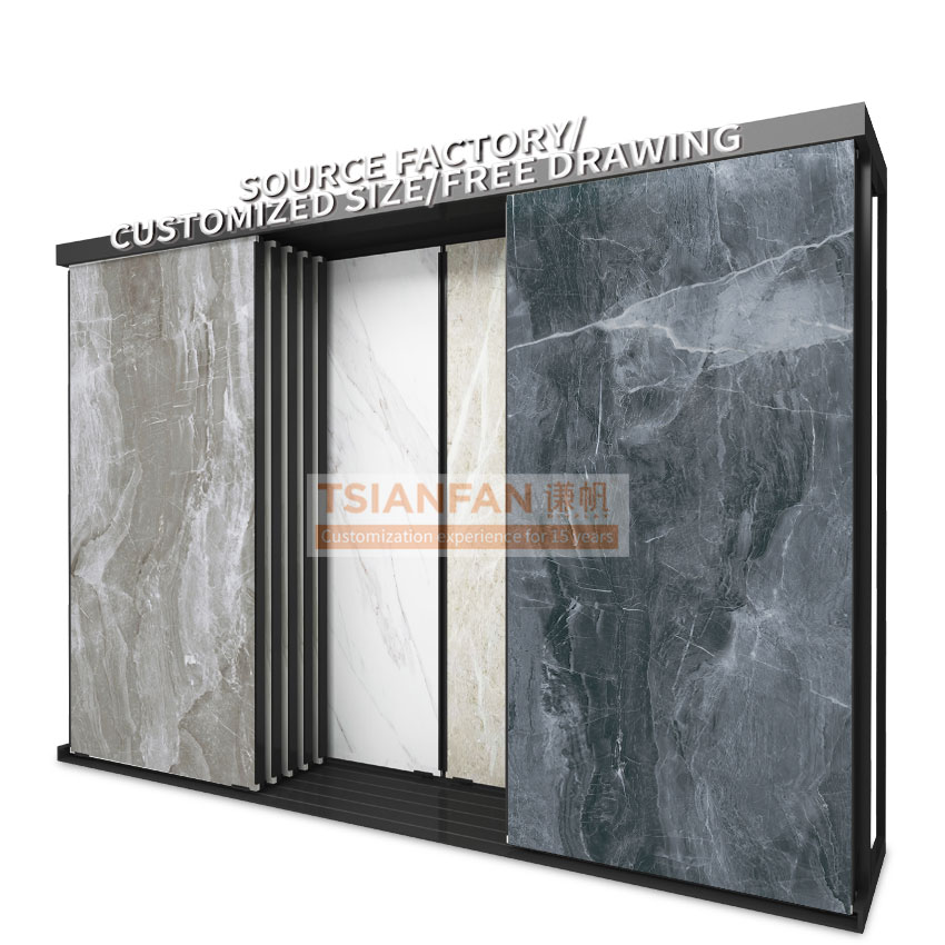 marble laminate sample slab rack/shelf-sd2006