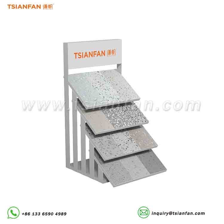floor tile display stand stone display rack-SRT462