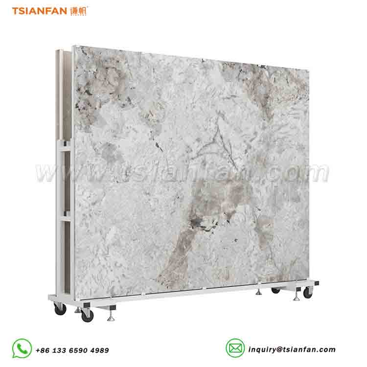 slab stone transport display rack granite slab displays-SD932