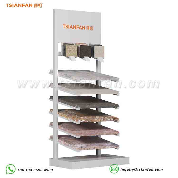 personalized stone display rack marble monitor stand-SRL018-1
