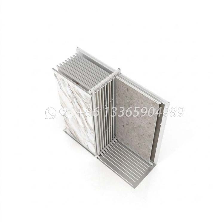 hot selling large slab ceramic tile sliding display stand - Image 3