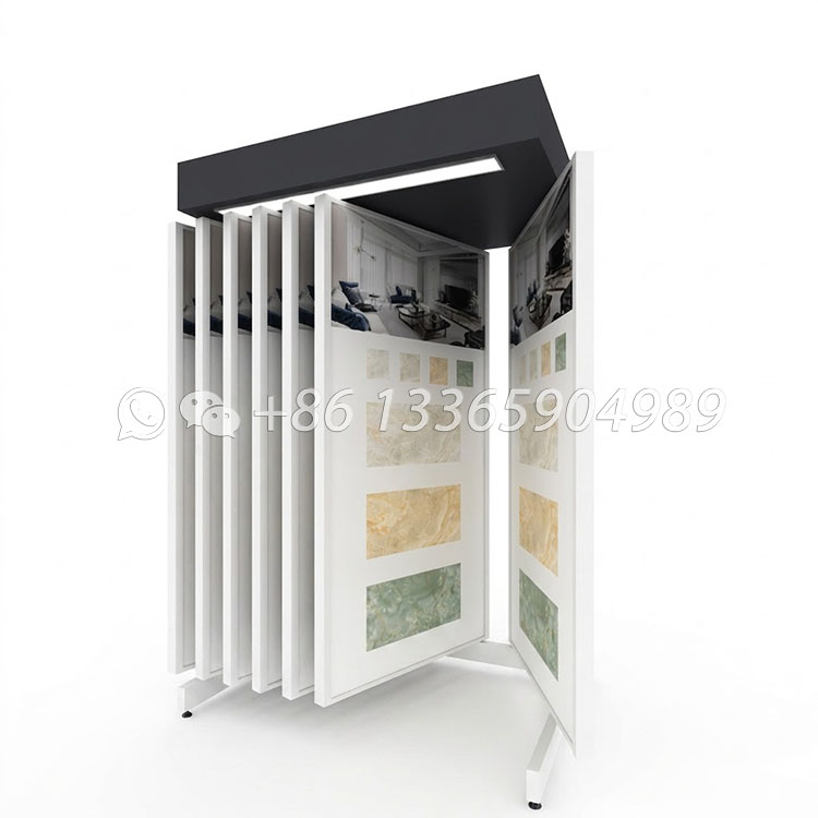 high quality ceramic tile 7 pages large scale printable logo page display rack cf2044