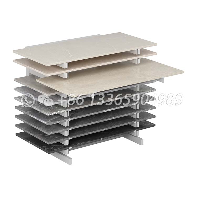 stone surface display granite panel rack-CC009