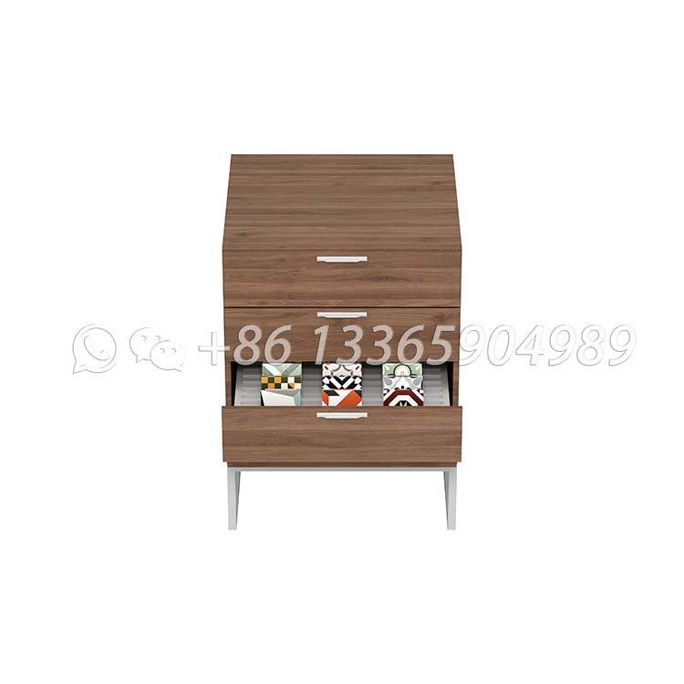 mosaic tiles wooden display cabinet tile display props-CC017 - Image 4
