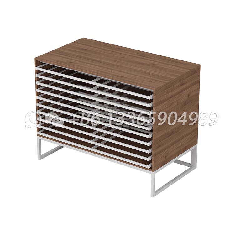 sample tile wooden display cabinet showroom stone displays-CC019