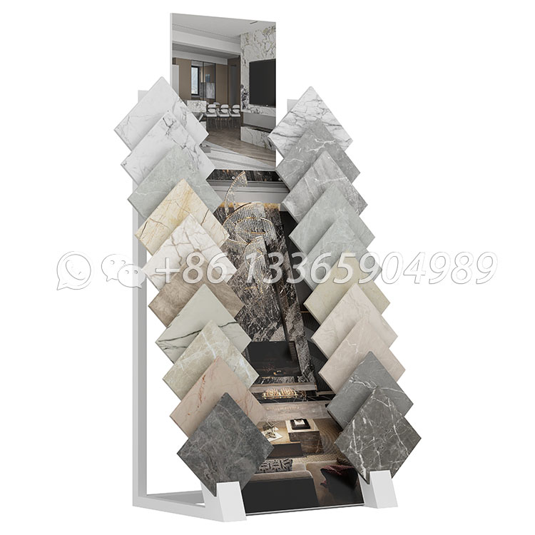 floor tile display rack granite sample display-CE105