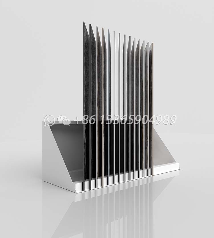 stone product display rack quartz sample display ideas-CE990Z