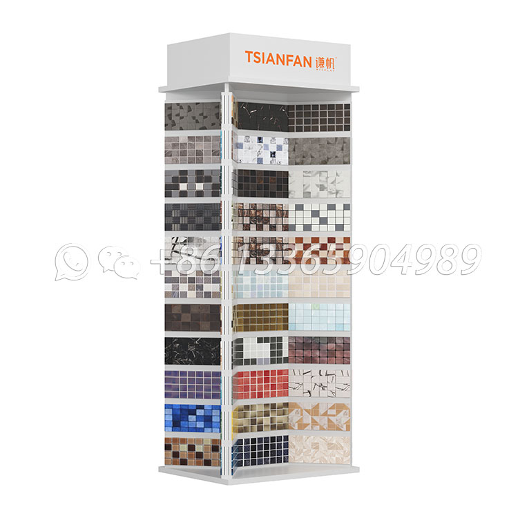 mosaic tiles floor stand tile display systems-ML995
