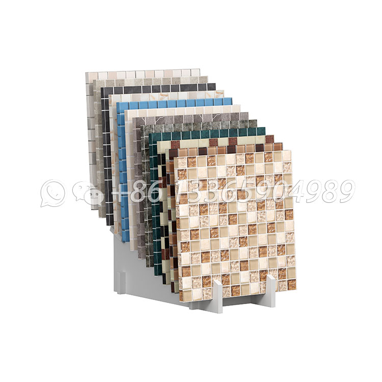 mosaic tile sample wooden display rack-mt930