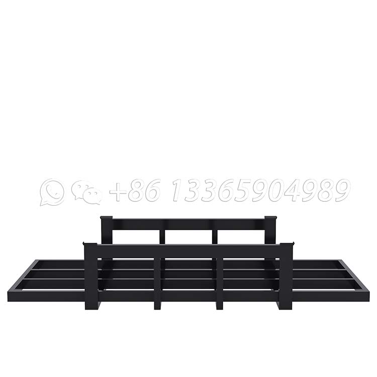 Artisan crafted stone slab exhibit holders simple bracket for granite slab-SD151 - Image 5