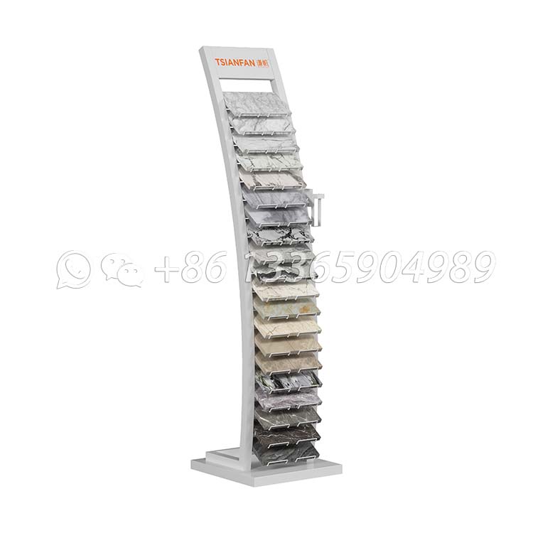 quartz stone flooring tower for sale grey metal rack-SRL017