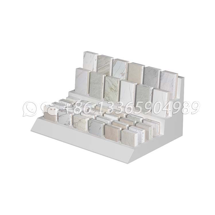 Reliable Stone Countertop Display Rack Modern Acrylic Display Stand-SRT787 - Image 4