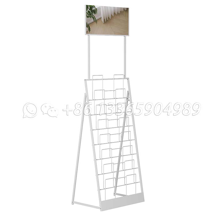 artistic wooden floor presentation racks flooring displays-WL034