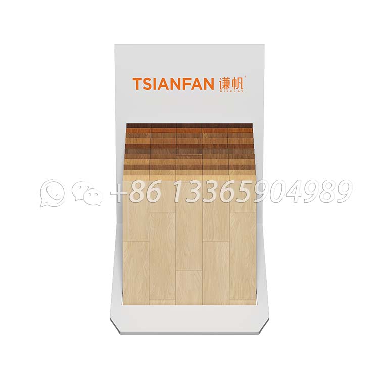 custom hardwood floor displays wood flooring racks-WL1047 - Image 3
