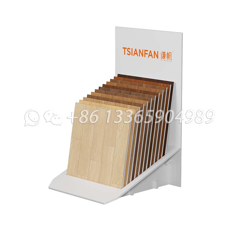 custom hardwood floor displays wood flooring racks-WL1047 - Image 5