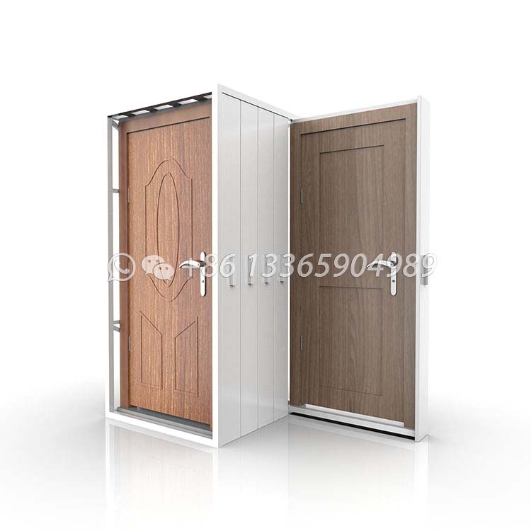 Simple wooden door white display frame-kk002