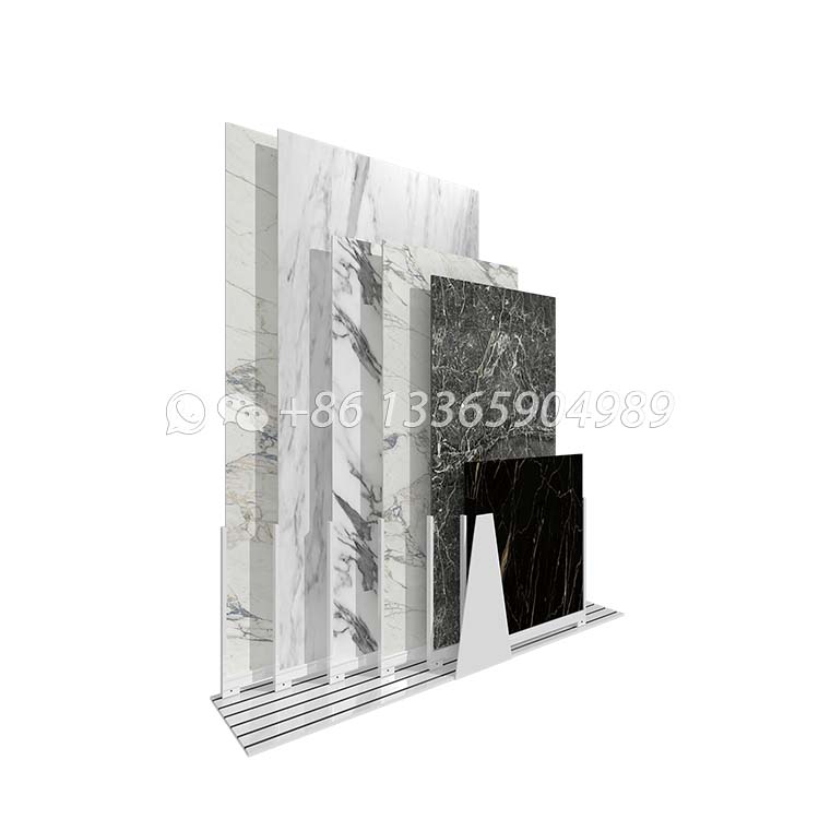 sliding tile display rack,ceramic tile showroom display rack-ct607