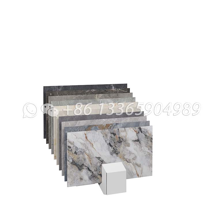 simple porcelain tile display rack waterfall tile display rack-CE061