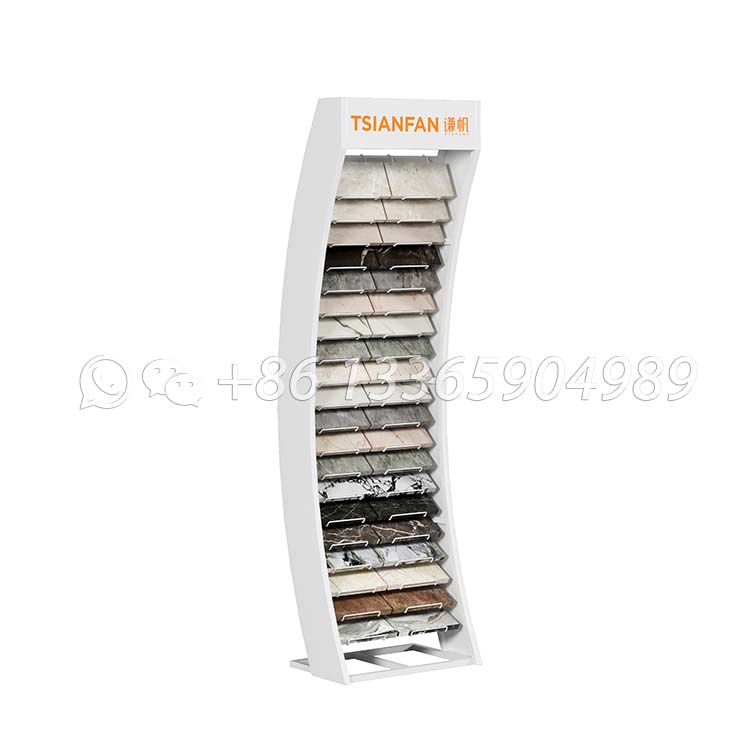 marble stone exhibition hall display stand premium stone display stand-SRL104