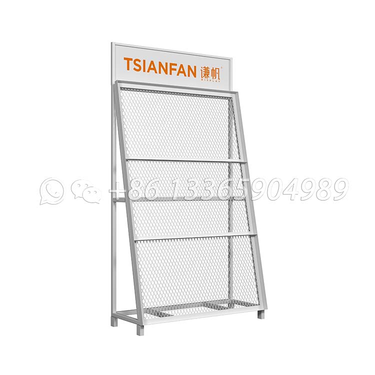 natural slab stone display rack triangular display rack-SG901