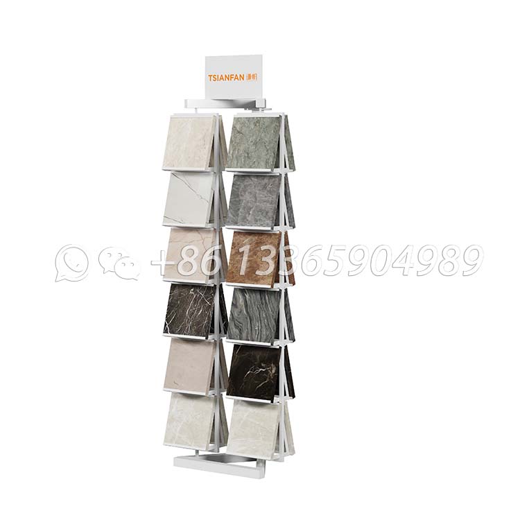granite stone display tower metal display rack-SRL597 - Image 4