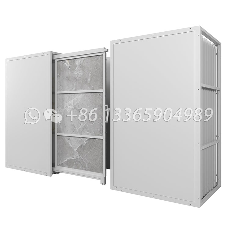 large sample stone pull out display stand metal display rack-CT2157 - Image 4