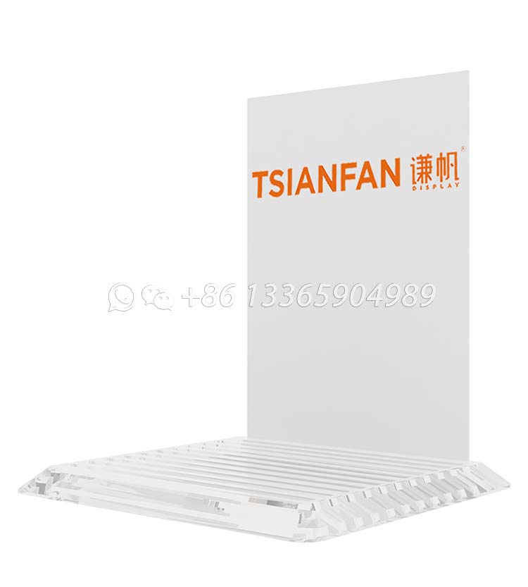Heavy-duty acrylic countertop rack for marble samples-SRT941 - Image 3