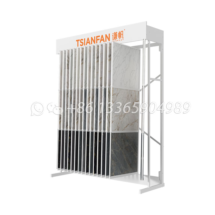 book style tile sample display racks for showrooms-CF095