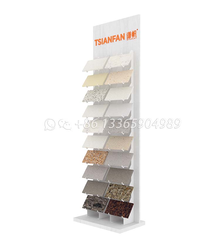 Lightweight stone sample stand for trade show booths-SRL097