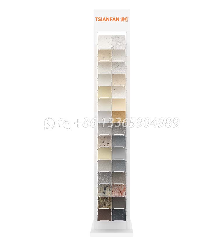 granite stone floor display tower natural outdoor stone display unit - SRL018-z - Image 4