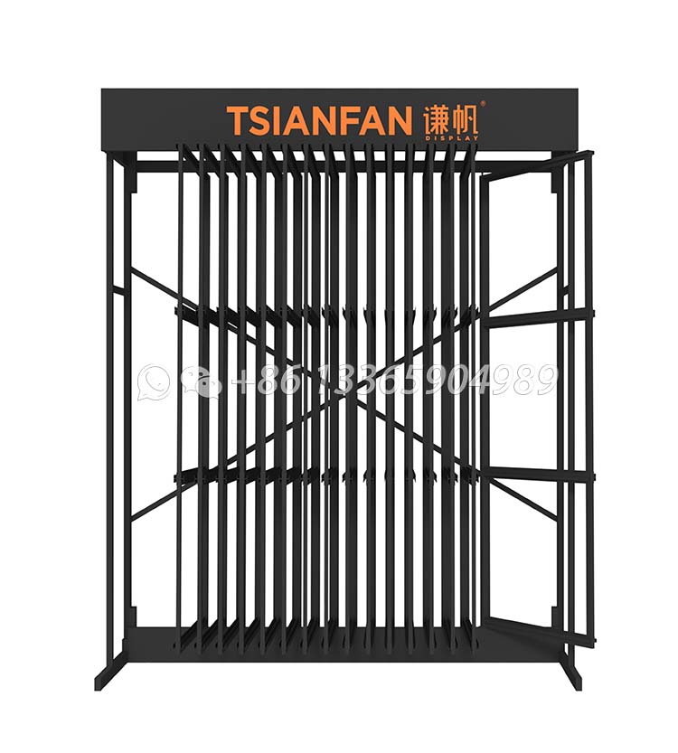 book style tile sample display racks for showrooms-CF095