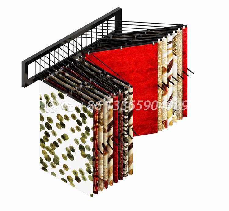 good quality carpet store metal rug display rack for sale-cf2004